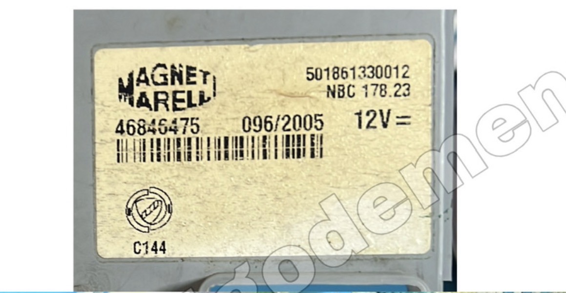 Identificação da BSI Magneti Marelli NBC 178.23.